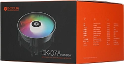 Устройство охлаждения(кулер) ID-Cooling DK-07A RAINBOW RGB Soc-AM5/AM4 черный/белый 4-pin 14-26dB Al 125W 400gr Ret