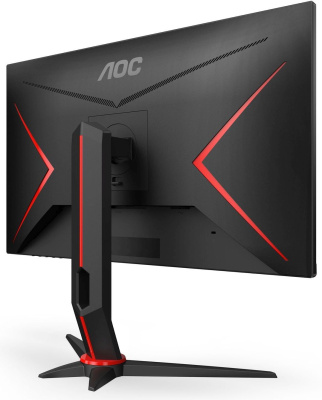 Монитор AOC 27" Q27G2S черный/красный IPS LED 16:9 HDMI матовая HAS Piv 1000:1 350cd 178гр/178гр 2560x1440 165Hz DP 2K 5.6кг