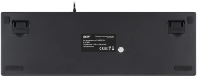 Клавиатура Acer OKW127 механическая черный USB Multimedia for gamer LED (ZL.KBDEE.00H)