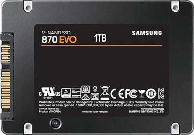Накопитель SSD Samsung SATA-III 1TB MZ-77E1T0BW 870 EVO 2.5"