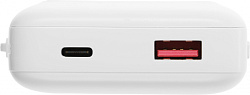 Мобильный аккумулятор Cactus CS-PBFSNT-10000 10000mAh 3A USB-A/USB-C белый