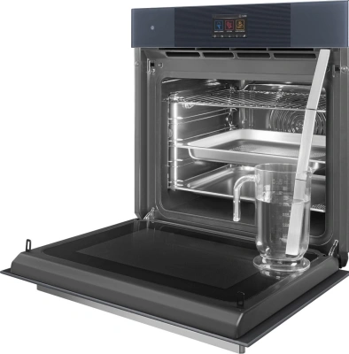 Духовой шкаф Электрический Smeg Linea SO6104APG серый/серебристый