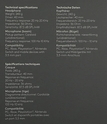 Наушники с микрофоном Logitech G335 черный 2м накладные оголовье (981-000978)