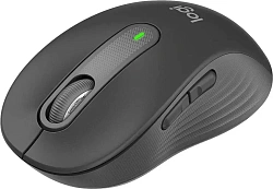 Мышь Logitech M650 L черный оптическая 4000dpi беспров. BT/Radio USB (910-006350)
