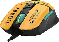 Мышь A4Tech Bloody W63 Max Renegade желтый/рисунок оптическая 12000dpi USB (W63 MAX)