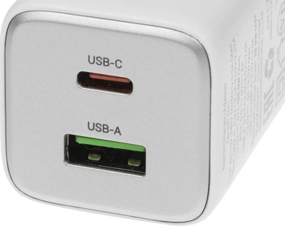 Сетевое зар./устр. Hoco N41 Almighty White 20W 3A (PD+QC+AFC) USB-A/Type-C универсальное белый