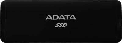 Накопитель SSD A-Data USB-C 512Gb ASE760-512GU32G2-CBK SE760 1.8" черный