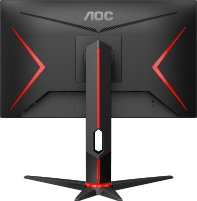 Монитор AOC 23.8" Gaming 24G2SPU черный/красный IPS LED 16:9 HDMI M/M матовая HAS Piv 300cd 178гр/178гр 1920x1080 165Hz FreeSync Premium VGA DP FHD USB 4.41кг