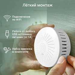 Датчик утечки газа Digma DiSense G1 (DSG1) белый