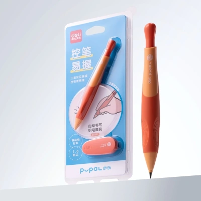 Карандаш мех. Deli SH321orange Pupal оранжевый блистер