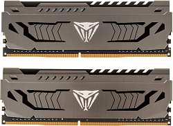 Память DDR4 2x8Gb 3200MHz Patriot PVS416G320C6K Viper Steel RTL Gaming PC4-25600 CL16 DIMM 288-pin 1.35В single rank с радиатором Ret