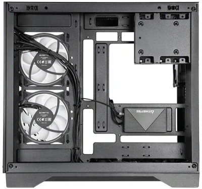 Корпус Chieftec Visio черный без БП ATX 2x80mm 4x120mm 2x140mm 1xUSB2.0 2xUSB3.0 audio bott PSU