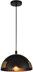 Светильник Hiper Arezzo H093-0 подвес. черный/золотистый