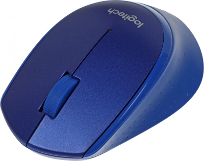 Мышь Logitech M330 Silent Plus синий оптическая 1000dpi silent беспров. USB 2but (910-004925)