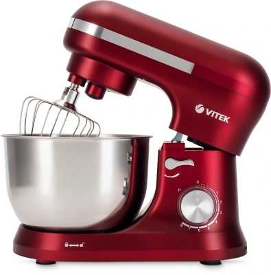 Миксер планетарный Vitek VT-PM0111 1500Вт вишневый