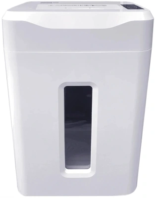 Шредер Office Kit S243N 3,9х38 белый (секр.P-4) фрагменты 35лист. 35лтр. скрепки скобы пл.карты CD