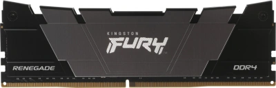 Память DDR4 2x8GB 3200MHz Kingston KF432C16RB2K2/16 Fury Renegade Black RTL Gaming PC4-25600 CL16 DIMM 288-pin 1.35В kit dual rank с радиатором Ret
