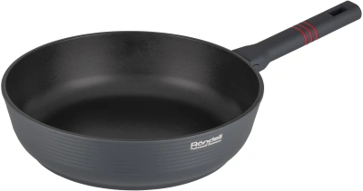 Сотейник Rondell Stripes RDA-1617 4.0л. d=28см (без крышки) серый