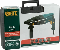 Перфоратор FIT AH-800 патрон:SDS-plus уд.:3Дж 800Вт (кейс в комплекте)