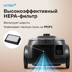 Пылесос Vitek VT-1828 1400Вт (в компл.:4мешка)