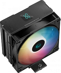 Устройство охлаждения(кулер) Deepcool AG400 Digital Bk ARGB Soc-AM5/AM4/1200/1700/1851 черный 4-pin 31.6dB Al+Cu LCD 220W 636gr Ret (R-AG400-BKADMN-G-1)