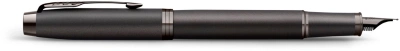 Ручка перьев. Parker IM Monochrome F328 (CW2172959) Gun Metal M сталь нержавеющая подар.кор.