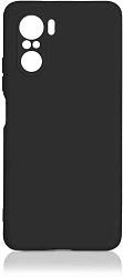 Чехол (клип-кейс) DF для Xiaomi Poco F3 poOriginal-04 черный (DF POORIGINAL-04 (BLACK))