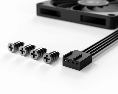 Вентилятор для корпуса ID-Cooling NO-8010-PWM 80х80x10 черный 4-pin 27.8дБ Ret