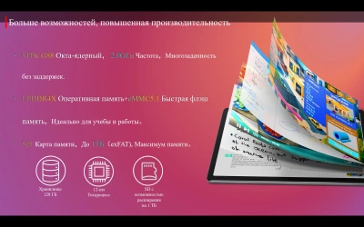 Планшет Lenovo Zhaoyang K10 G88 (3.2) 8C RAM8Gb ROM128Gb 11" IPS 1920x1200 4G 1Sim Android 13 серый 13Mpix 8Mpix BT WiFi microSD 1Tb 7040mAh