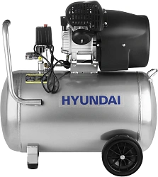 Компрессор поршневой Hyundai HYC 402100LMS масляный 400л/мин 100л 2200Вт серебристый/черный