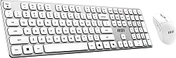 Клавиатура + мышь MSI Forge K210 W COMBO клав:белый мышь:белый USB беспроводная (S11-43RU310-Y92)