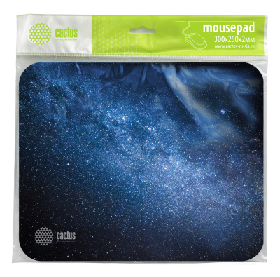 Коврик для мыши Cactus Milky Way рисунок 300x250x2мм (CS-MP-P02M)