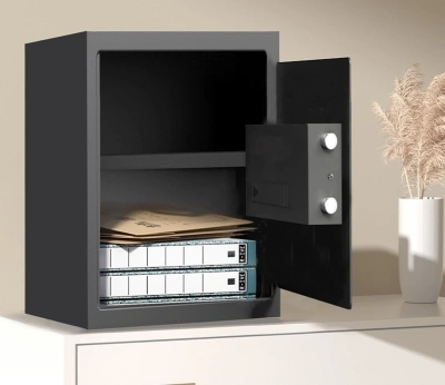 Сейф мебельный Deli Tarzan ET535 500x350x330мм электронный/ключевой