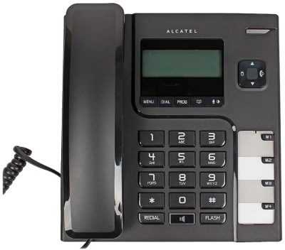 Телефон проводной Alcatel T56 черный
