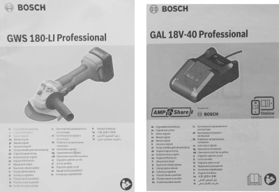 Углошлифовальная машина Bosch GWS 180-LI 11000об/мин рез.шпин.:M14 d=125мм (06019H9021)