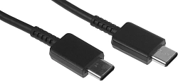 Кабель Samsung EP-DA705BBRGRU USB Type-C (m)-USB Type-C (m) 1м черный (упак.:1шт)