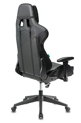 Кресло игровое Zombie VIKING 5 AERO Edition черный экокожа с подголов. крестов. пластик