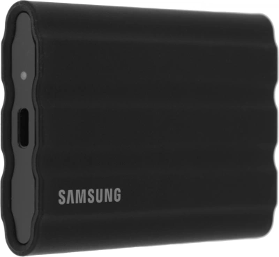 Накопитель SSD Samsung Original USB-C 2Tb MU-PE2T0S/WW Shield T7 1.8" черный