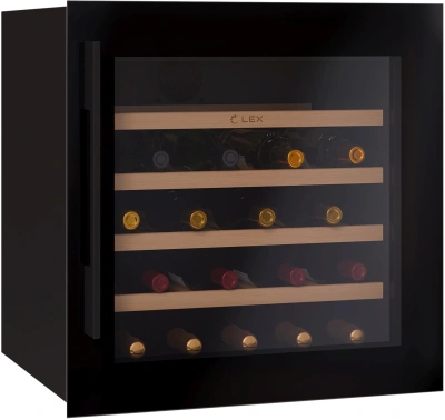 Винный шкаф Lex LWD6036BL 1-нокамерн. черный стекло (CHAT500006)
