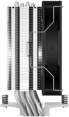 Устройство охлаждения(кулер) Deepcool AG400 LED RGB Soc-AM5/AM4/1200/1700/1851 черный 4-pin 18-32dB Al+Cu 220W 614gr Ret (R-AG400-BKLNMC-G-1)