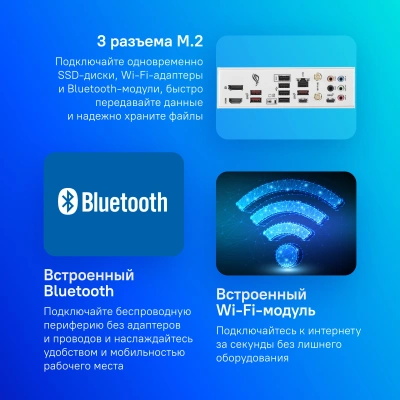 Материнская плата Asus ROG STRIX B650-A GAMING WIFI SocketAM5 AMD B650 4xDDR5 ATX AC`97 8ch(7.1) 2.5Gg RAID+HDMI+DP