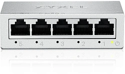Коммутатор Zyxel GS-105BV5-EU0101F (L2) 5x1Гбит/с неуправляемый