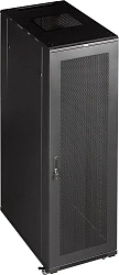 Шкаф серверный Lanmaster (TWT-CBB-32U-6X10-G1) напольный 32U 600x1000мм пер.дв.стекл задн.дв.двуст. 2 бок.пан. 800кг черный
