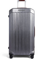 Чемодан Piquadro PQ-LM BV5213PQLM/NCU 42x37x80см 102л. 5.6кг. поликарбонат/натур.кожа серебристый