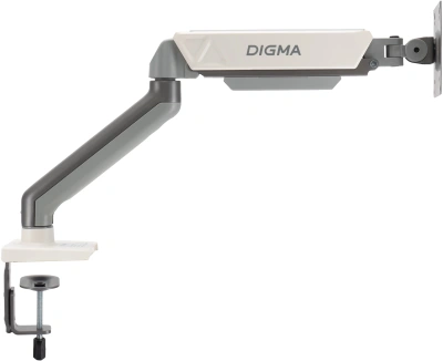 Кронштейн для мониторов ЖК Digma D-MM101 серый 17"-32" макс.9кг крепление к столешнице поворот и наклон
