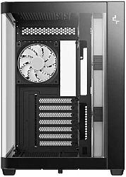 Корпус Deepcool CG530U 4F черный без БП ATX 10x120mm 4x140mm 1xUSB2.0 audio bott PSU