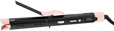 Мульти-Стайлер Kitfort КТ-3274 70Вт черный/розовый макс.темп.:220С покрытие:керамическое (KT-3274)