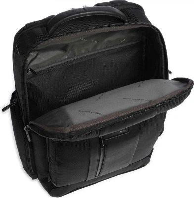Рюкзак мужской Piquadro Brief2 CA5477BR2/N черный ткань/натур.кожа