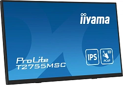 Монитор Iiyama 27" ProLite T2755MSC-B1 черный IPS LED 16:9 HDMI M/M матовая 400cd 178гр/178гр 1920x1080 60Hz DP FHD USB Touch 5.8кг