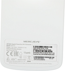 Сетевой адаптер HomePlug AV Mercusys MP510 KIT AV1000 Gigabit Ethernet (ант.внеш.несъем.) 2ант. (упак.:2шт)